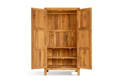 Iya Reclaimed Wood Wardrobe - Natural