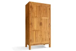 Iya Reclaimed Wood Wardrobe - Natural