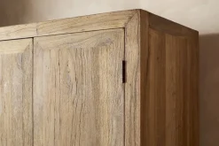 Iya Reclaimed Wood Wardrobe - Natural