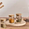 Izaan Spice Jar - Clear - (Set of 3)