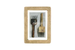 Jahala Wall Hung Photo Frame - Antique Brass - Antique Brass - Large