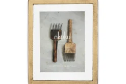 Jahala Wall Hung Photo Frame - Antique Brass - Antique Brass - Large
