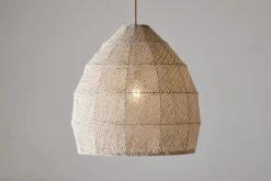 Jahari Woven Jute Pendant - Natural