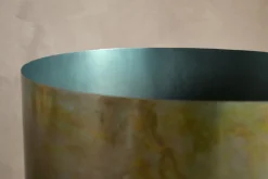 Jani Metal Planter - Oxidised Metal