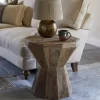 Juhi Reclaimed Wood Side Table - Natural