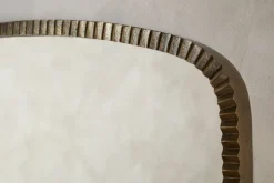 Juhli Arched Mirror - Aged Antique Brass - Large