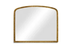 Juhli Arched Mirror - Aged Antique Brass - Large