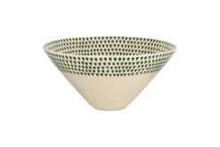 Juniper Drop Serving Bowl - Cream & Juniper - Large