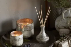 Juniper & Fir 3 Wick Scented Candle - Antique Gold - 3 Wick