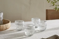 Kaanch Tumbler - Clear - (Set of 4)