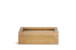 Kabani Mango Wood Jewellery Box - Natural