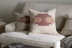 Kabir Wool Cushion Cover - Rust