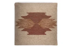 Kabir Wool Cushion Cover - Rust