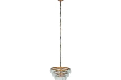 Kagitha Recycled Glass Chandelier - Clear