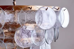 Kagitha Recycled Glass Statement Chandelier - Clear