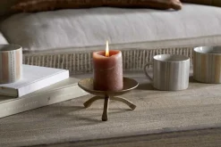 Kalik Candle Holder - Antique Brass - Large
