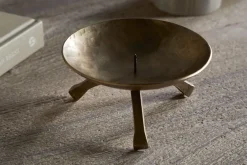 Kalik Candle Holder - Antique Brass - Large