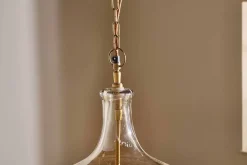 Kalsi Recycled Glass Pendant Light - Lustre - Large