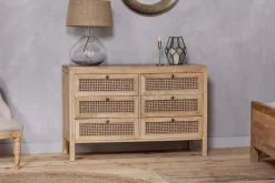 Kanz Mango Wood Chest Of Drawers - Natural