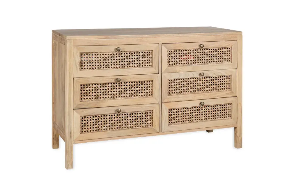 Kanz Mango Wood Chest Of Drawers - Natural
