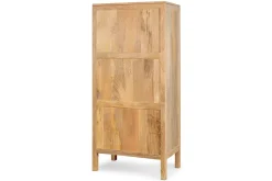 Kanz Mango Wood Tall Boy Chest of Drawers - Natural