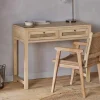 Kanz Mango Wood Writing Desk - Natural