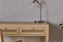 Kanz Mango Wood Writing Desk - Natural