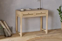 Kanz Mango Wood Writing Desk - Natural
