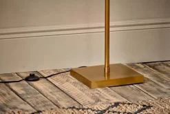 Kara Floor Lamp - Brass
