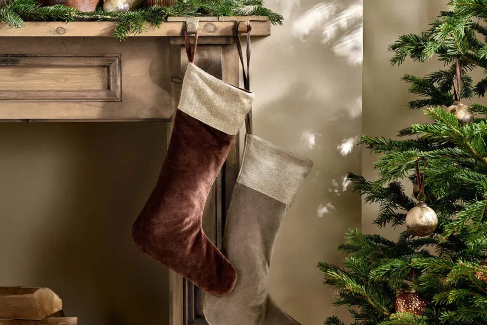 Karru Cotton Velvet Stocking - Rich Mocha