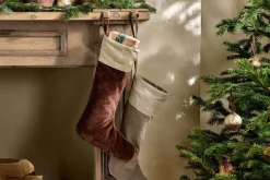 Karru Cotton Velvet Stocking - Rich Mocha
