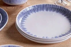 Karuma Dinnerware Set - Blue & White (Set of 12)