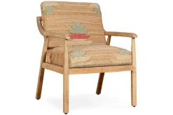 Kavya Kilim Occasional Armchair - Natural
