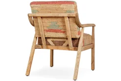 Kavya Kilim Occasional Armchair - Natural