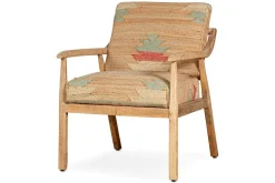 Kavya Kilim Occasional Armchair - Natural