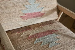 Kavya Kilim Occasional Armchair - Natural