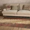 Kekere Jute & Cotton Rug - Natural & Rust
