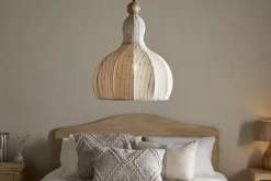Kela Fabric Pendant - Off White
