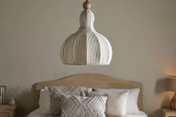 Kela Fabric Pendant - Off White