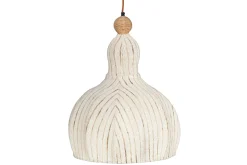 Kela Fabric Pendant - Off White