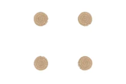Keso Woven Coasters - Natural - (Set of 4)
