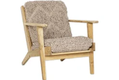 Keya Chunky Weave & Mango Wood Chair - Natural
