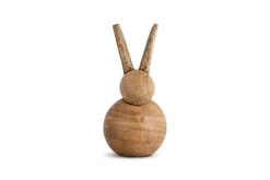 Khara Mango Wood Rabbit Standing Decoration - Natural