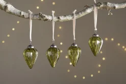 Khela Baubles - Moss - (Set of 4)