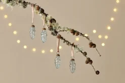 Khol Shell Baubles - Clear Antique - (Set of 4)