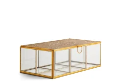 Kijang Jewellery Box - Brass & Clear
