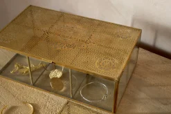 Kijang Jewellery Box - Brass & Clear