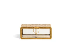 Kijang Jewellery Box - Brass & Clear