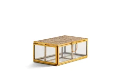 Kijang Jewellery Box - Brass & Clear