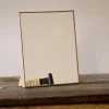 Kiko Standing Mirror - Antique Brass